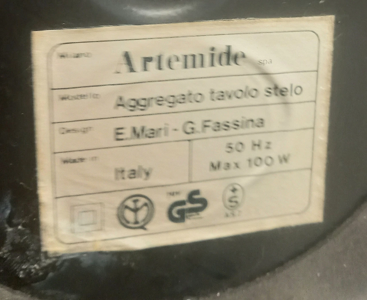 Coppia di lampade Aggregato Stelo Artemide, anni '70 2