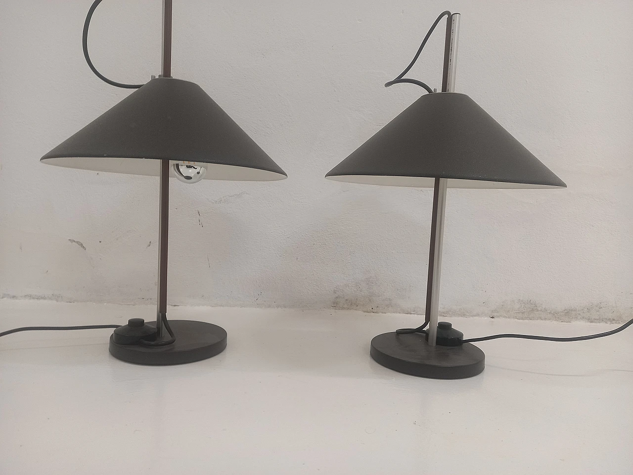 Coppia di lampade Aggregato Stelo Artemide, anni '70 6