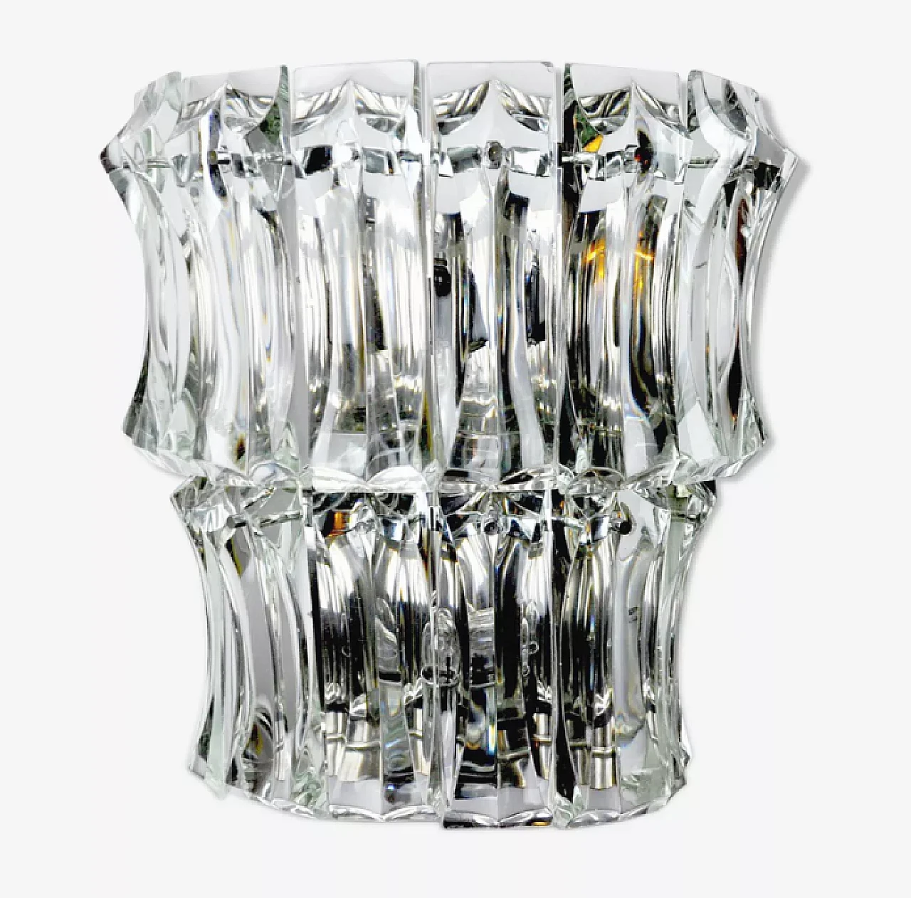 Murano glass wall lamp by Venini, 1970s 1