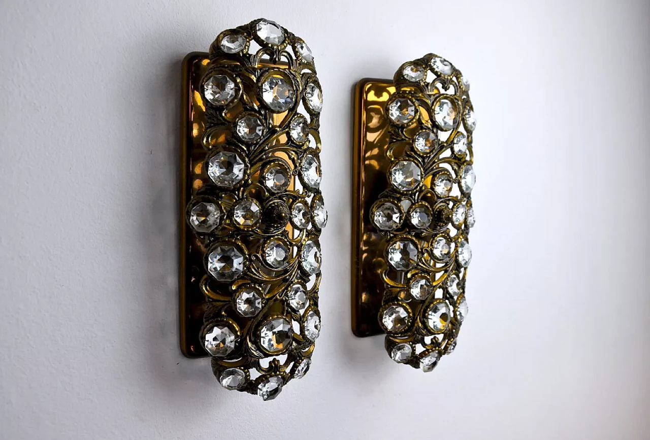 Pair of Palwa wall lights by Ernest Palm, 1960s 3