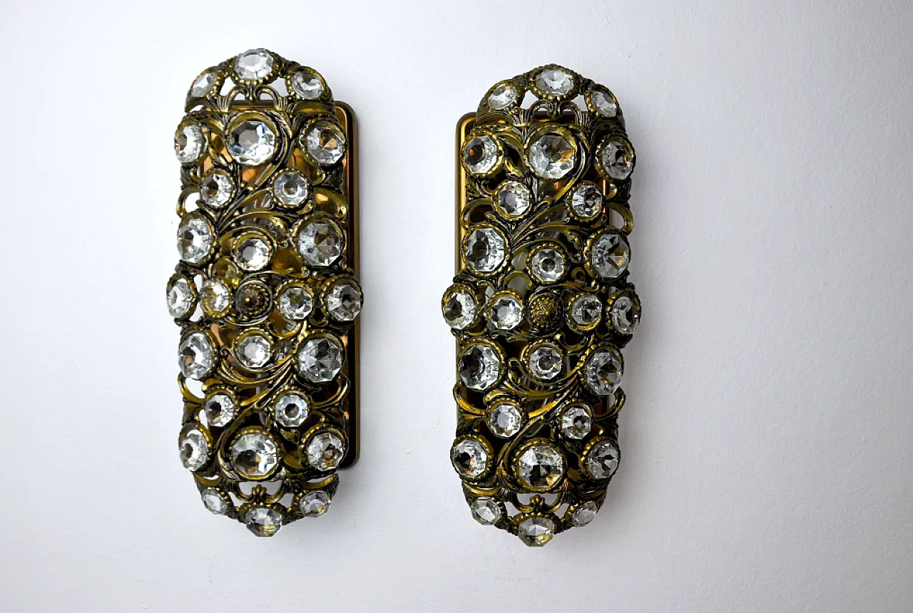 Pair of Palwa wall lights by Ernest Palm, 1960s 4