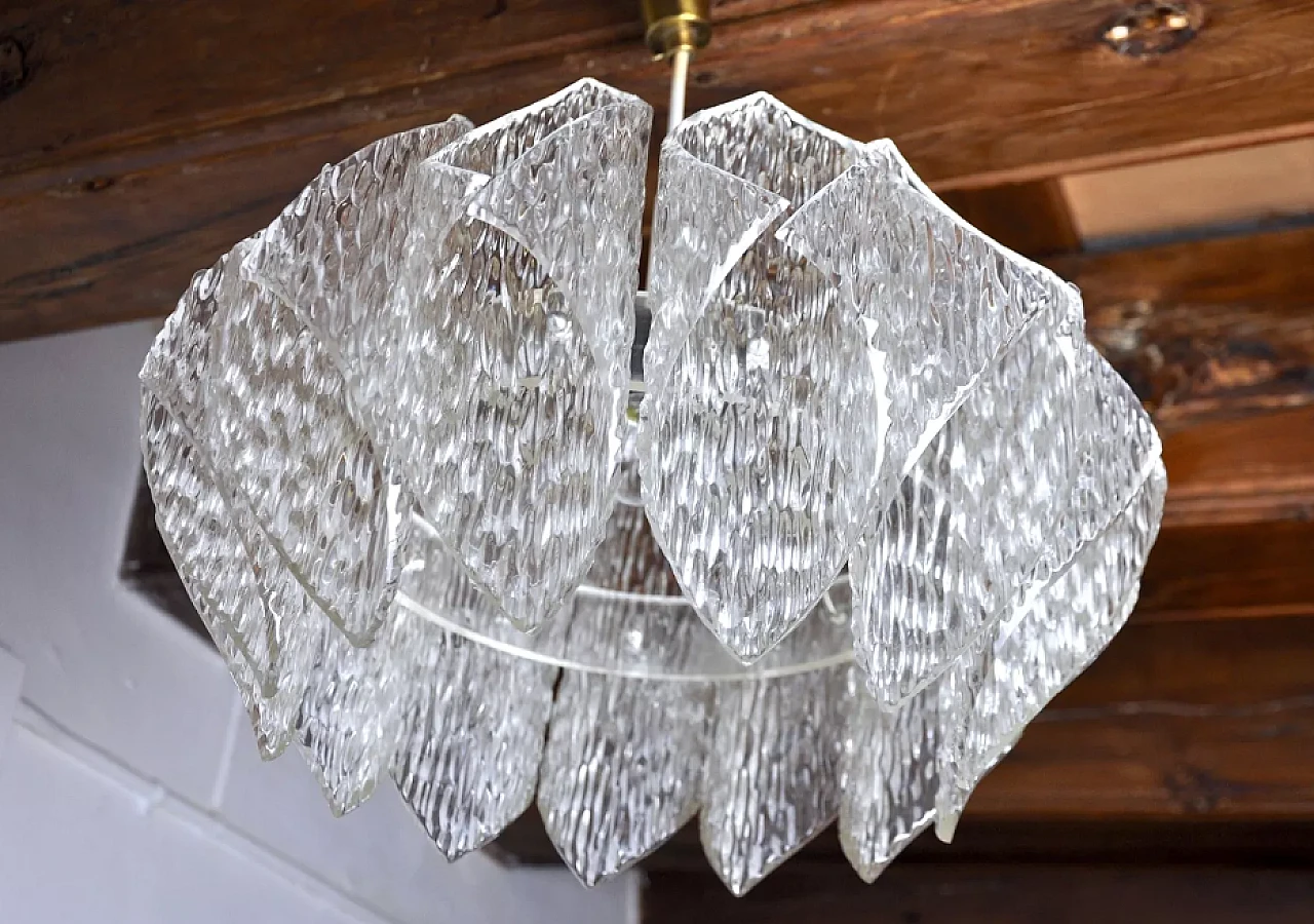 Satin-effect bakelite chandelier, 1970s 4