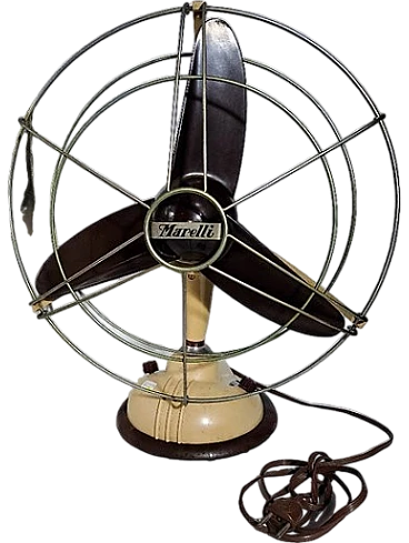 Table fan by Marelli, 1960s