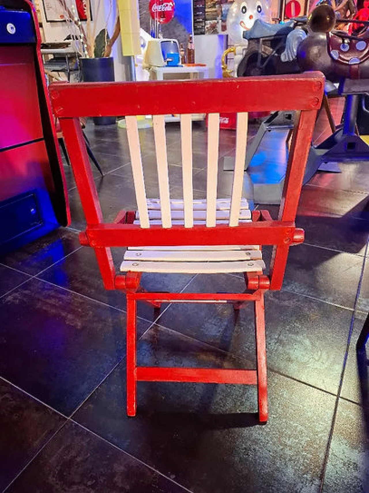 Reguitti wooden folding chair, 1950s 2