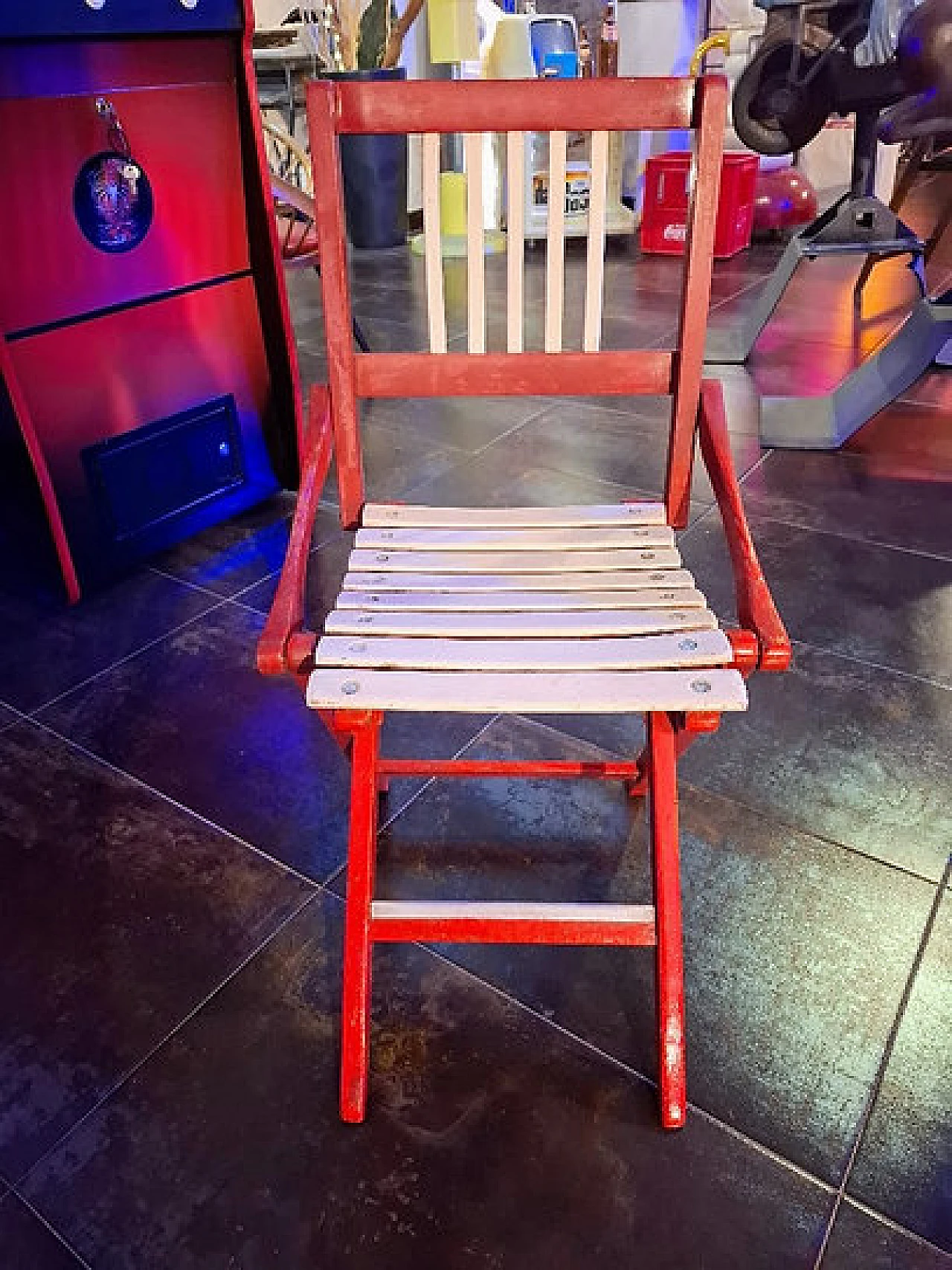 Reguitti wooden folding chair, 1950s 5