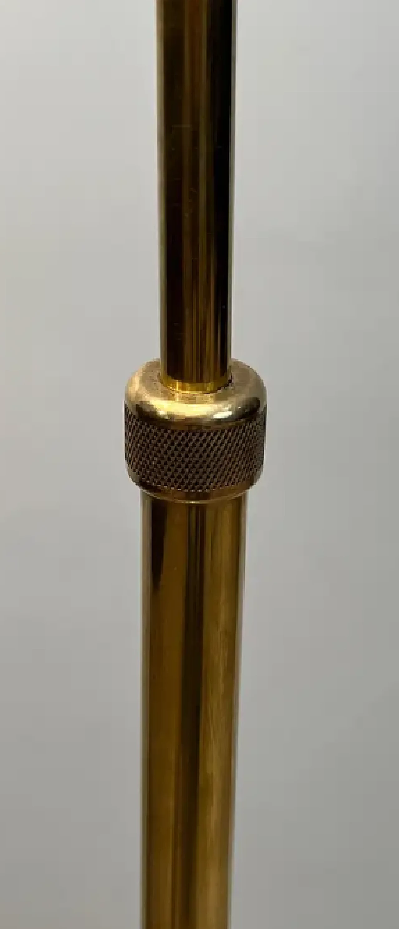 Brass removable reading lamp in the style of Maison Jansen, 1940s 7