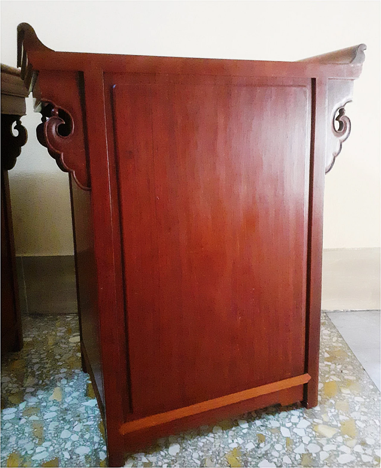 Pair of Chinese bedside tables in Hualiwood Rosewood, 20th century 7