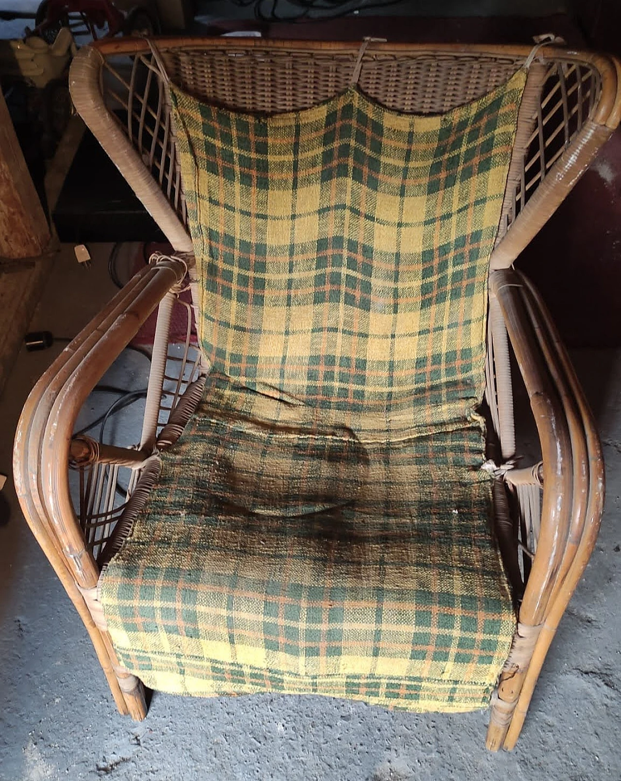 Wicker chair, 50s 6