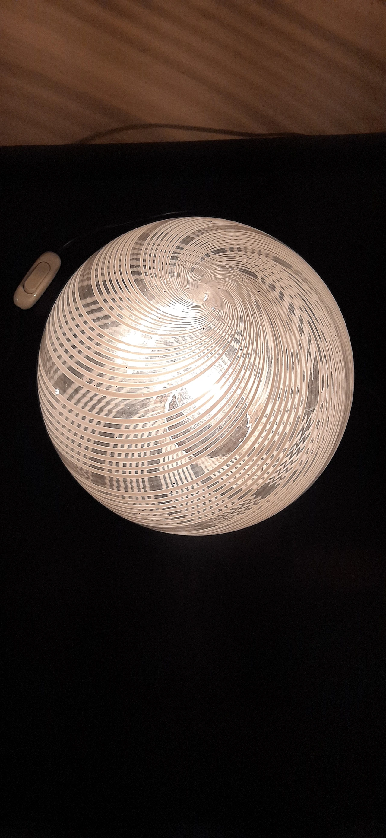 Pair of lampshades Murano Swirl, 70s 4