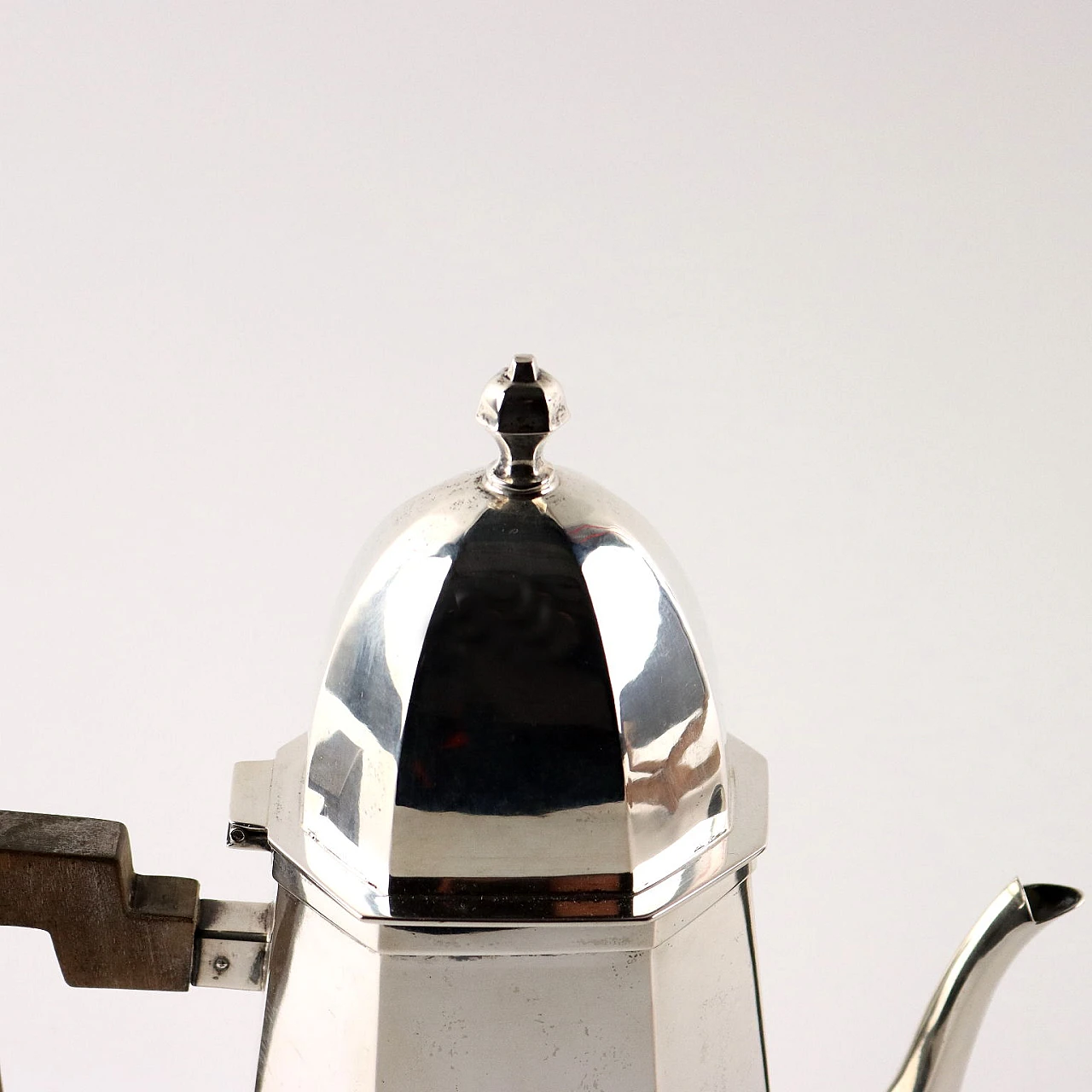 Teapot silver Piovan Paolo Padova, 20th century 4