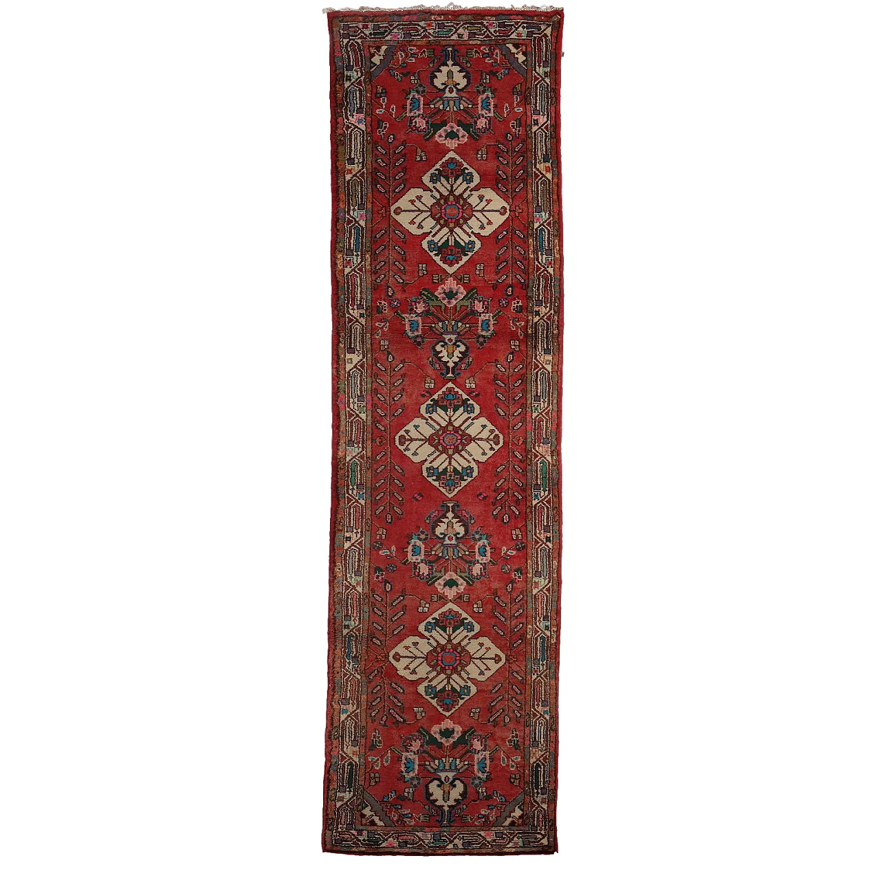 Serabend cotton and wool rug with heavy knot, late 20th century 1