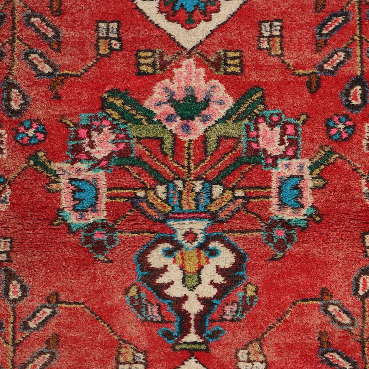 Serabend cotton and wool rug with heavy knot, late 20th century 3