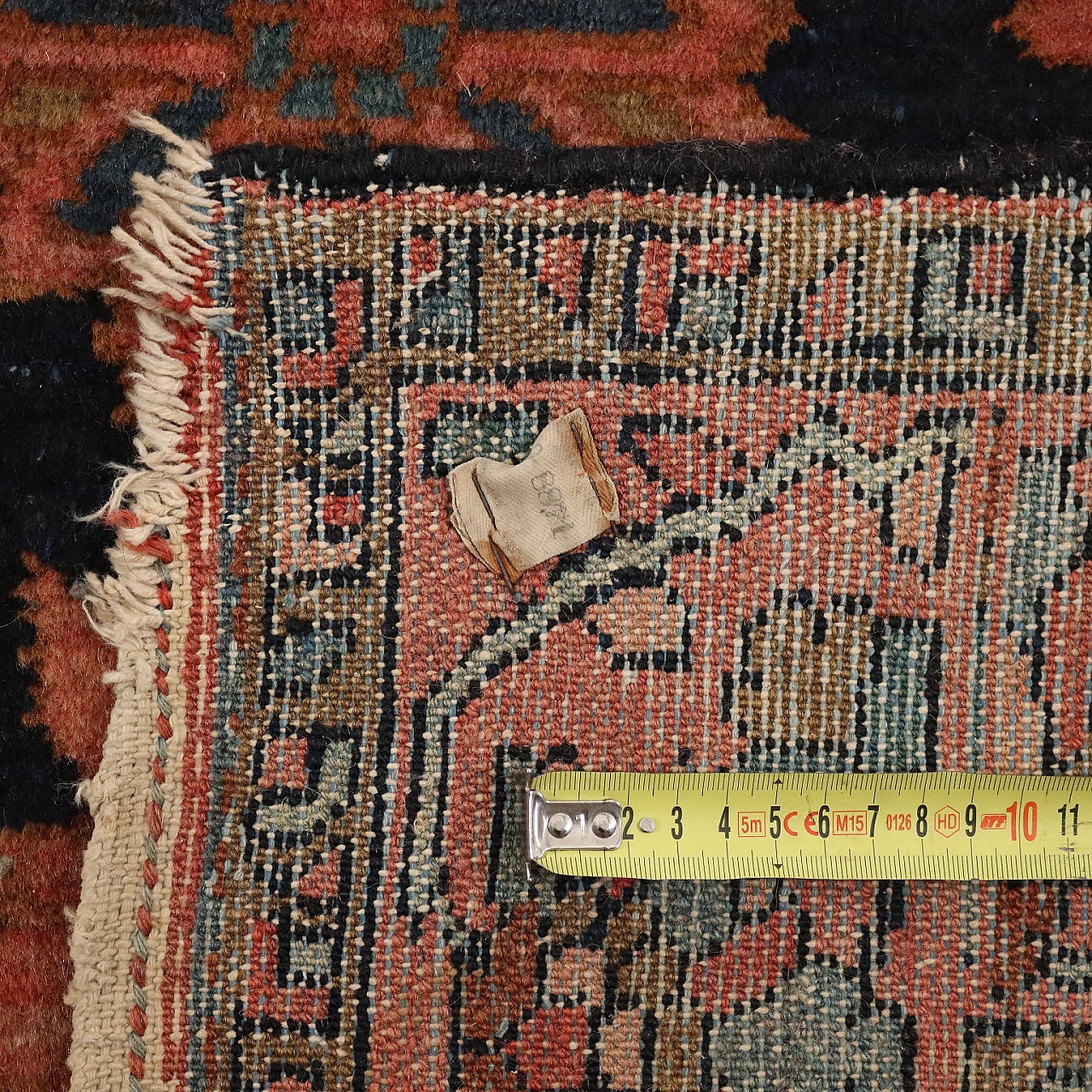 Malayer cotton and wool rug with heavy knot, late 20th century 6