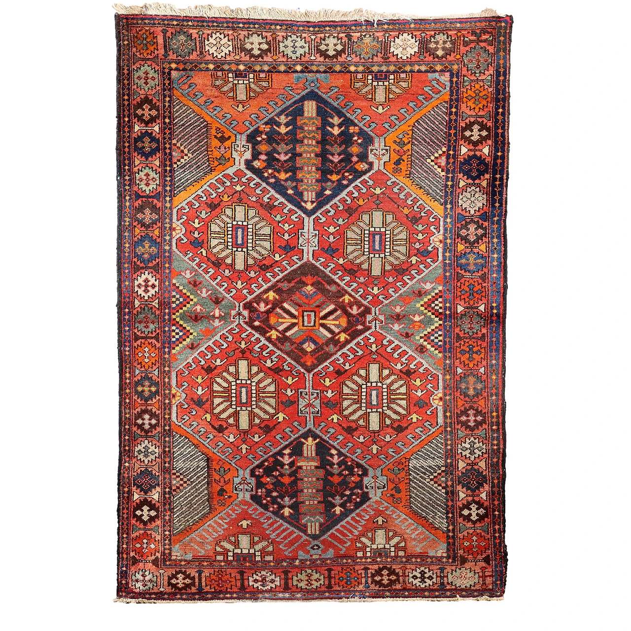 Malayer cotton and wool carpet, late 20th century 1