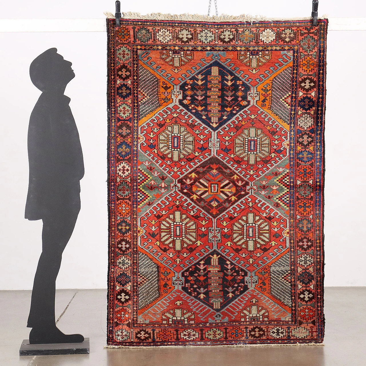 Malayer cotton and wool carpet, late 20th century 2