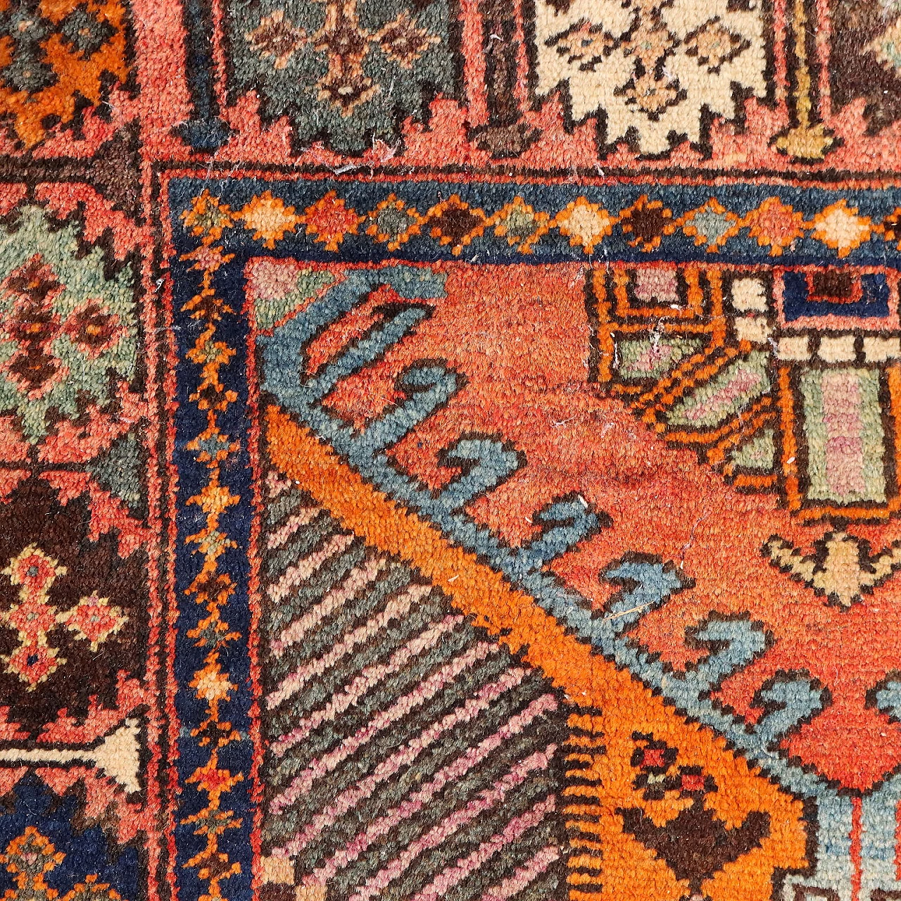 Malayer cotton and wool carpet, late 20th century 5