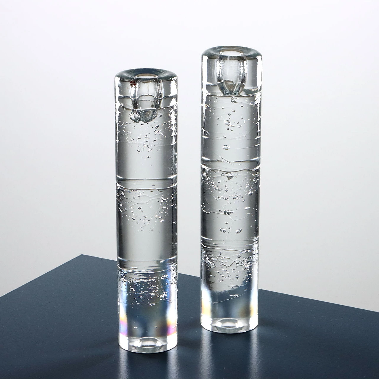 Pair of candle holders by A. Timo. Sarpaneva for Iitala, 20th century 1