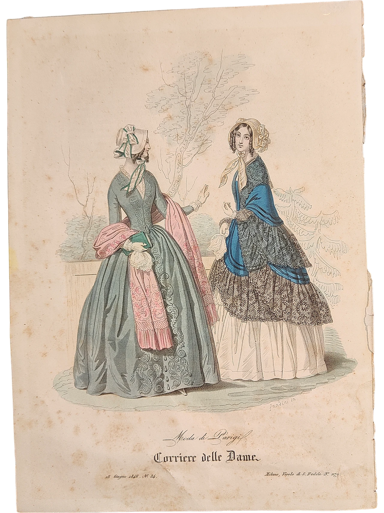 Nineteenth century fashion print 5