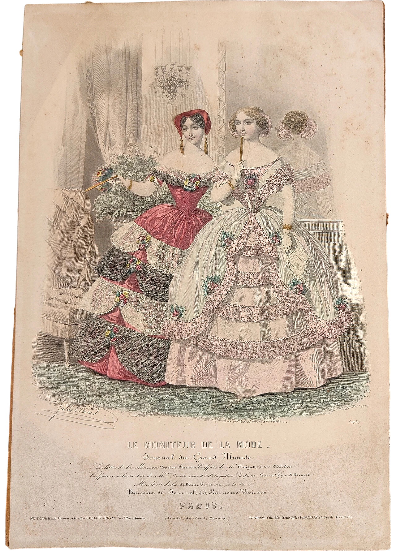 Fashion print, 19th century 6