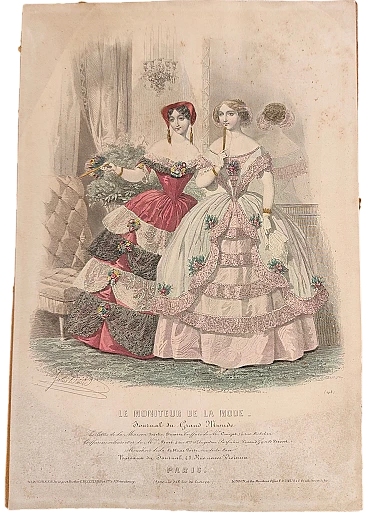 Fashion print, 19th century