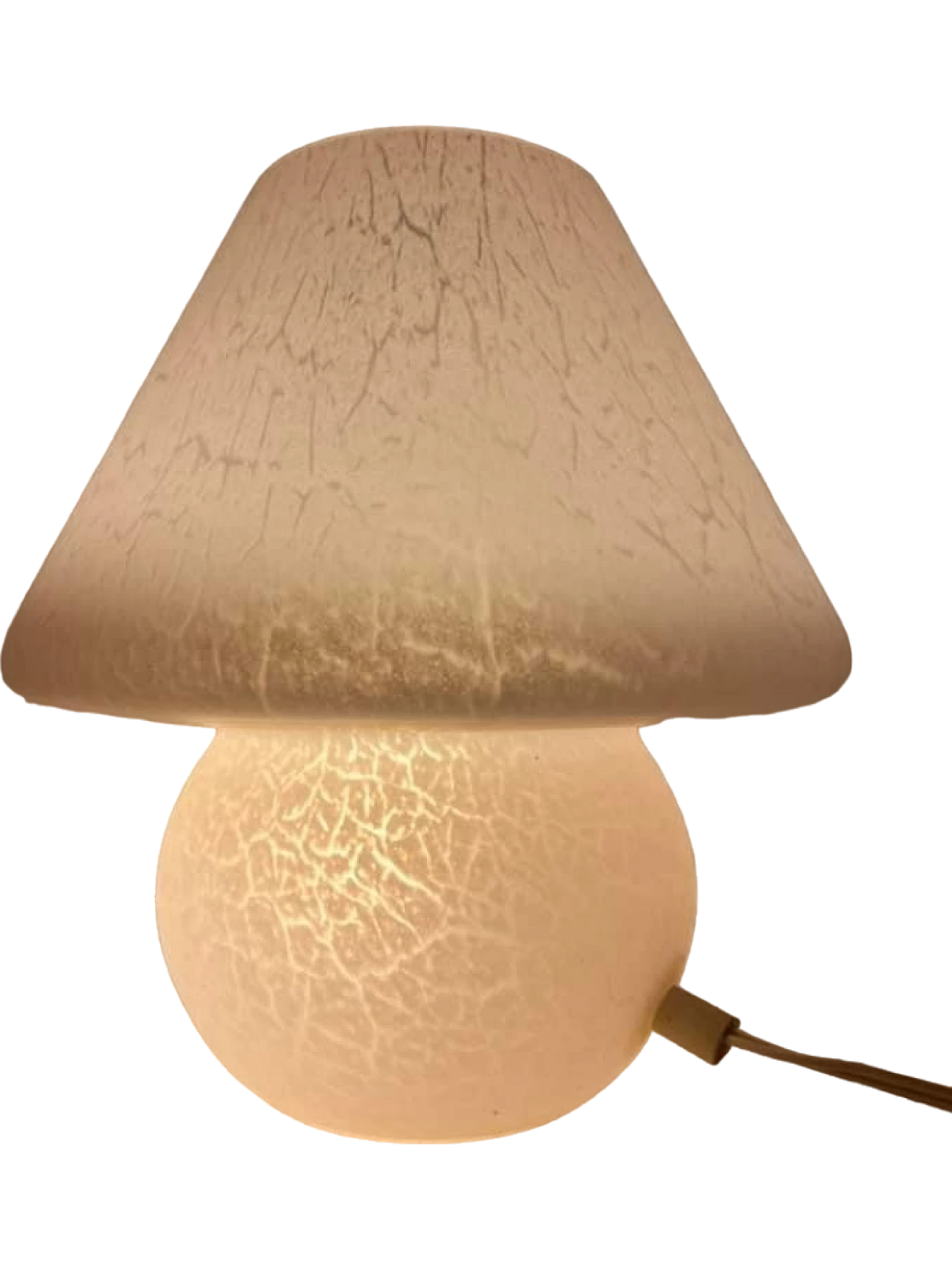 Pink mushroom Murano lamp 9