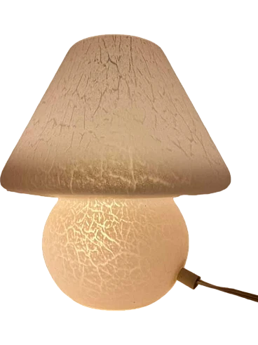 Pink mushroom Murano lamp