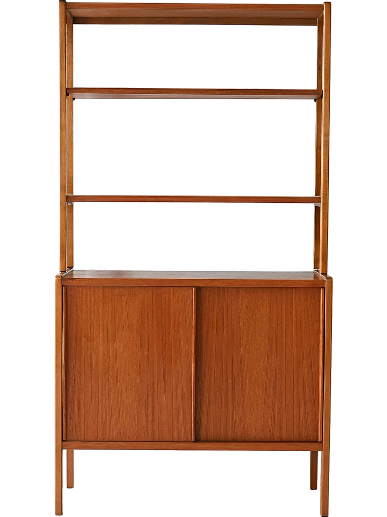 Scandinavian bookcase with storage compartment 15