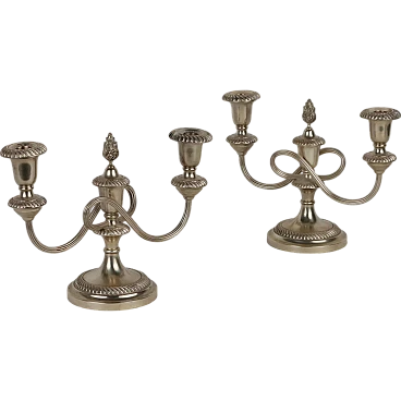 Candelabra Pampaloni Silver Florence, 20th century