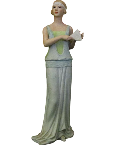 Liberty figurine in Capodimonte biscuit from the early 1900s