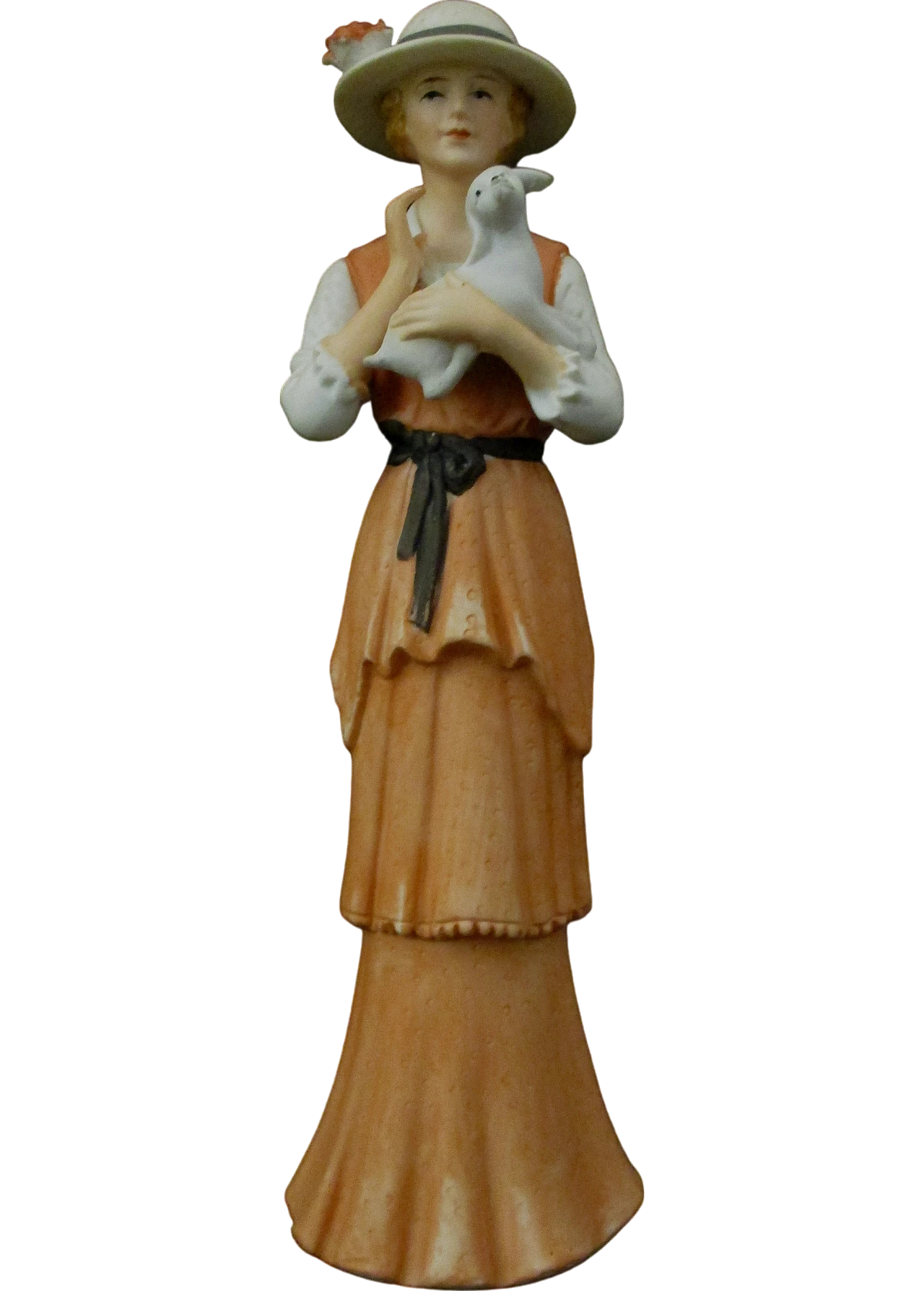 Liberty figurine in Capodimonte biscuit from the early 1900s 7