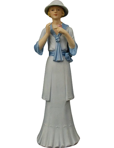 Liberty figurine in Capodimonte biscuit from the early 1900s