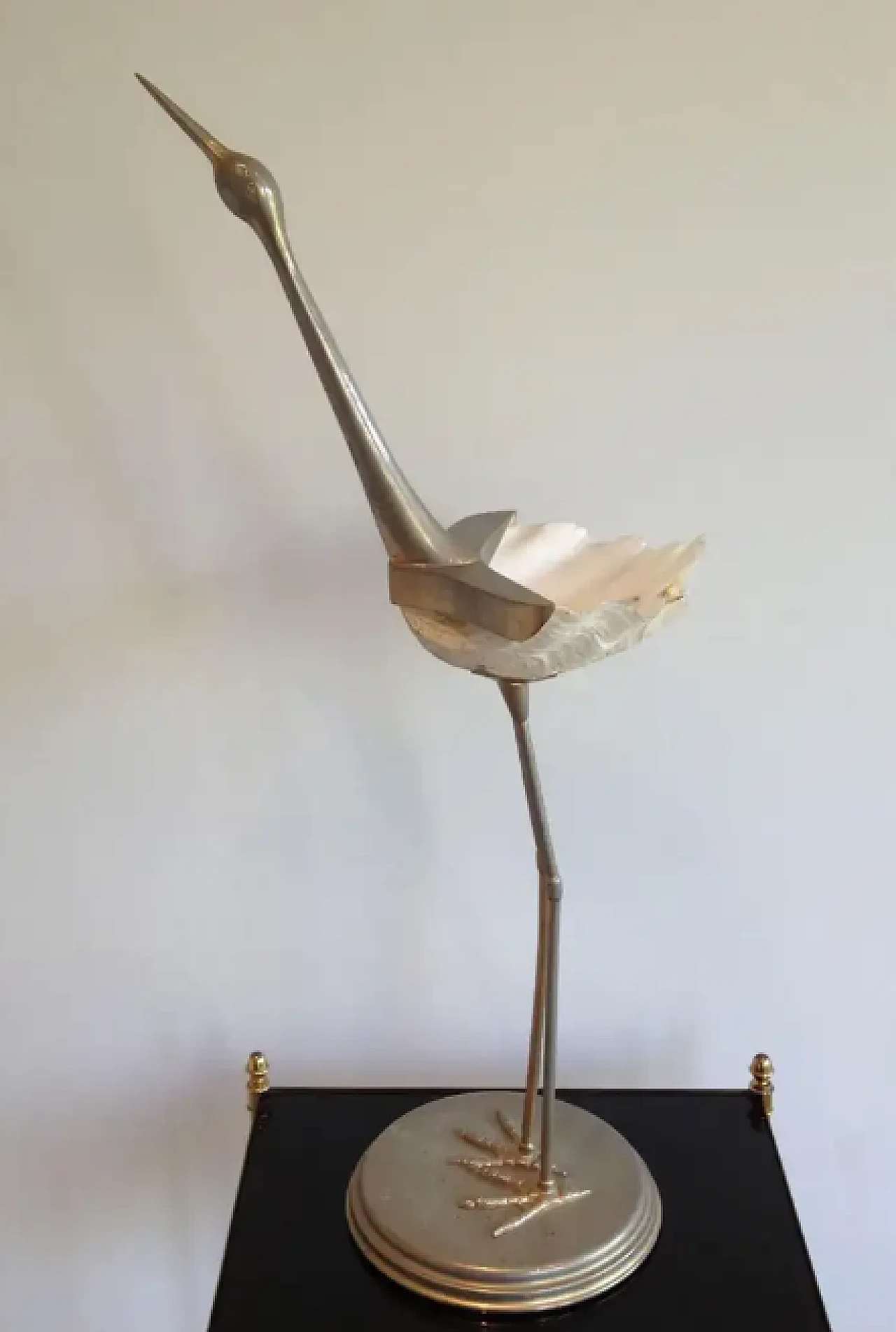 Stylised bird sculpture in the style of Haguenauer, 1960s 4