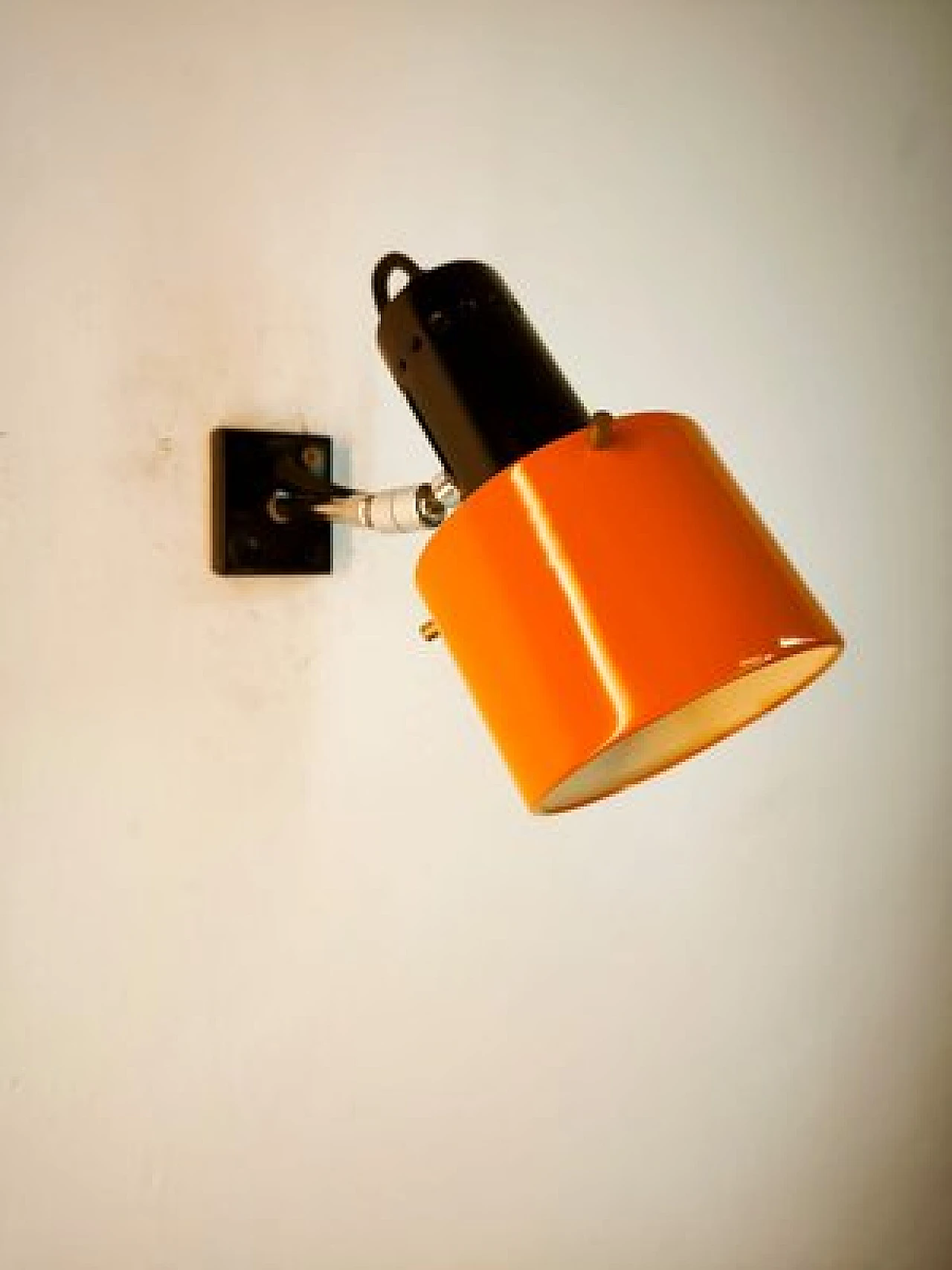 Wall spotlight with swivel joint, 1970s 1