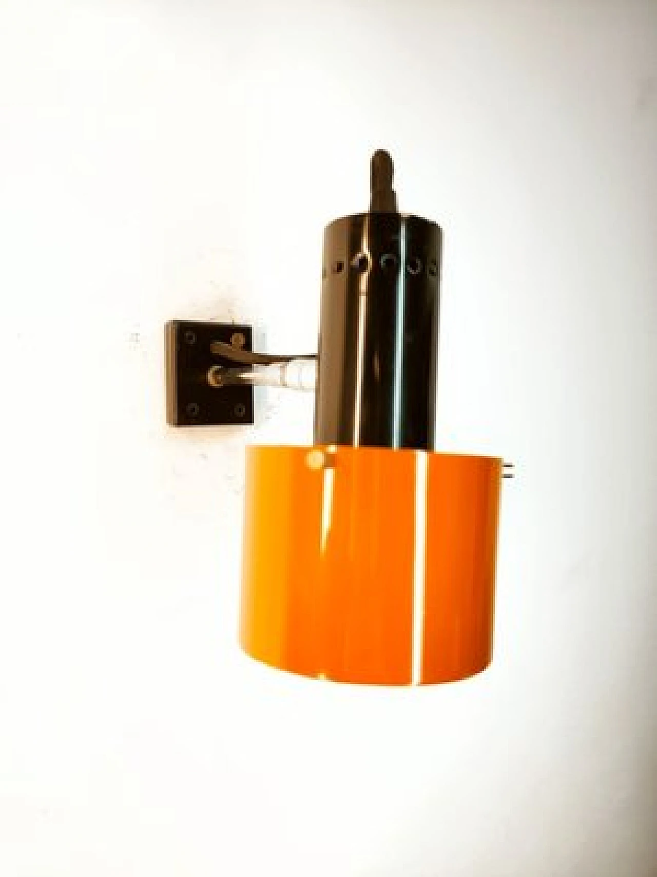 Wall spotlight with swivel joint, 1970s 4