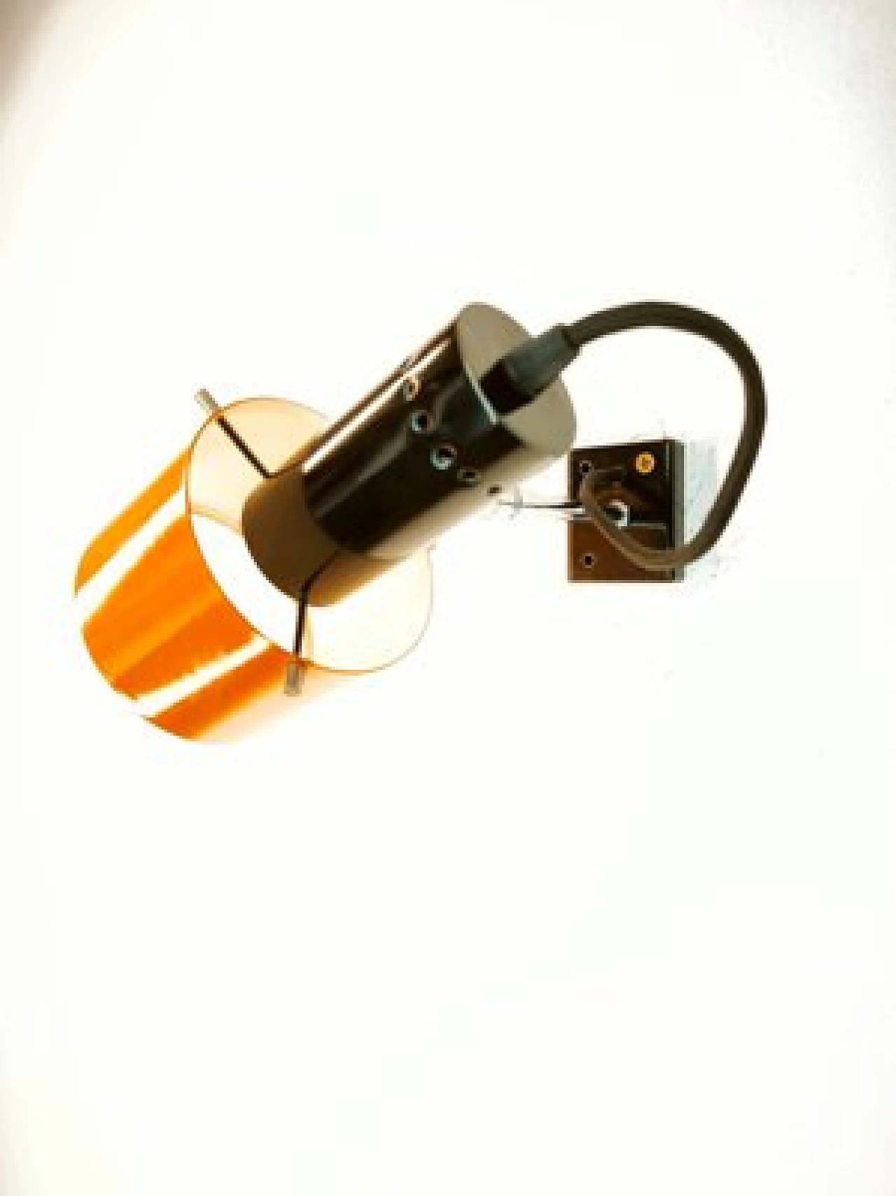 Wall spotlight with swivel joint, 1970s 7