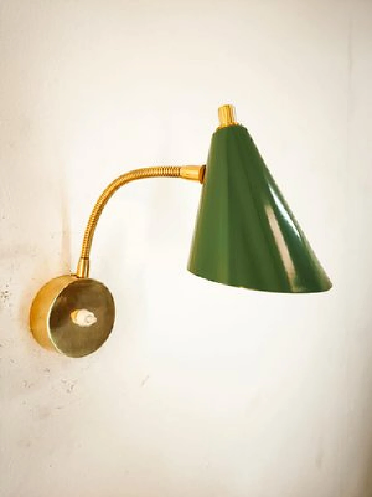 Detachable wall lamp with switch, 1960s 1