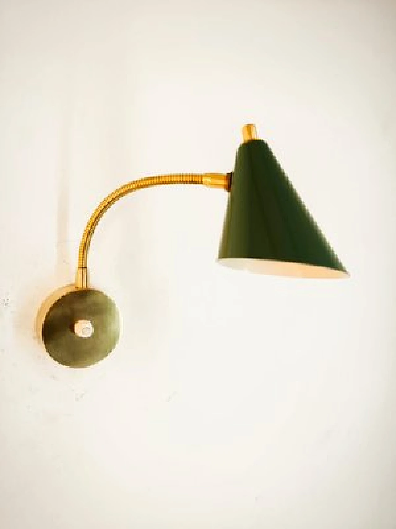 Detachable wall lamp with switch, 1960s 5