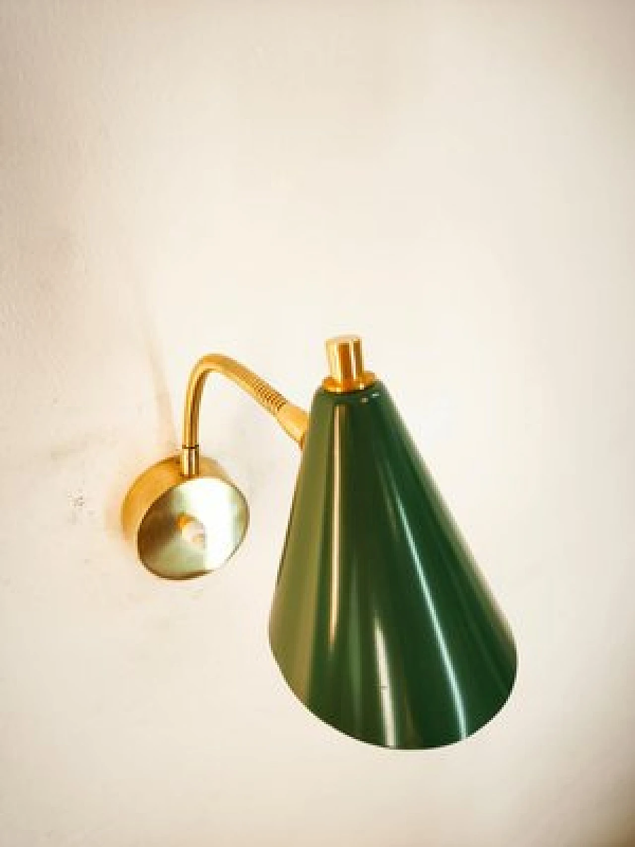 Detachable wall lamp with switch, 1960s 8