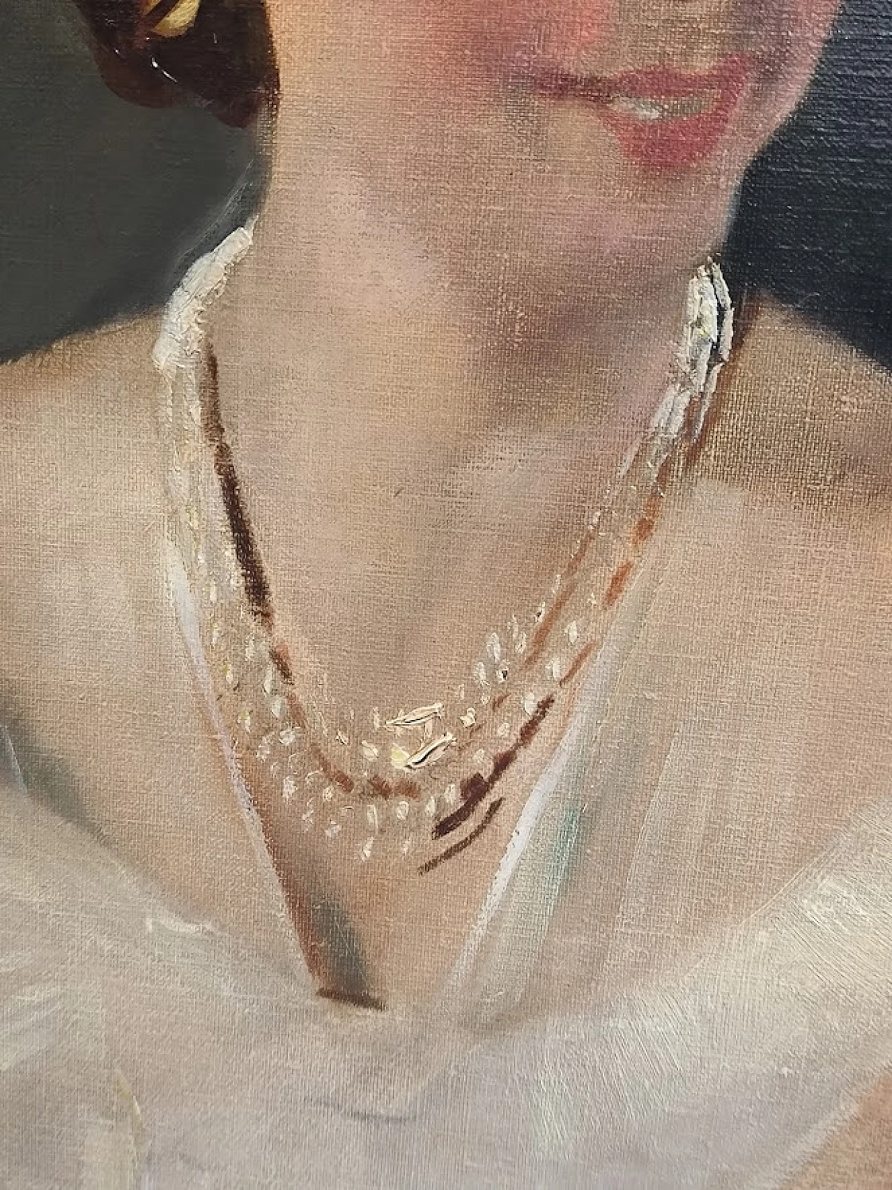 Charles Joseph Watelet, Portrait of Simone Mirat, oil painting, 1935 4