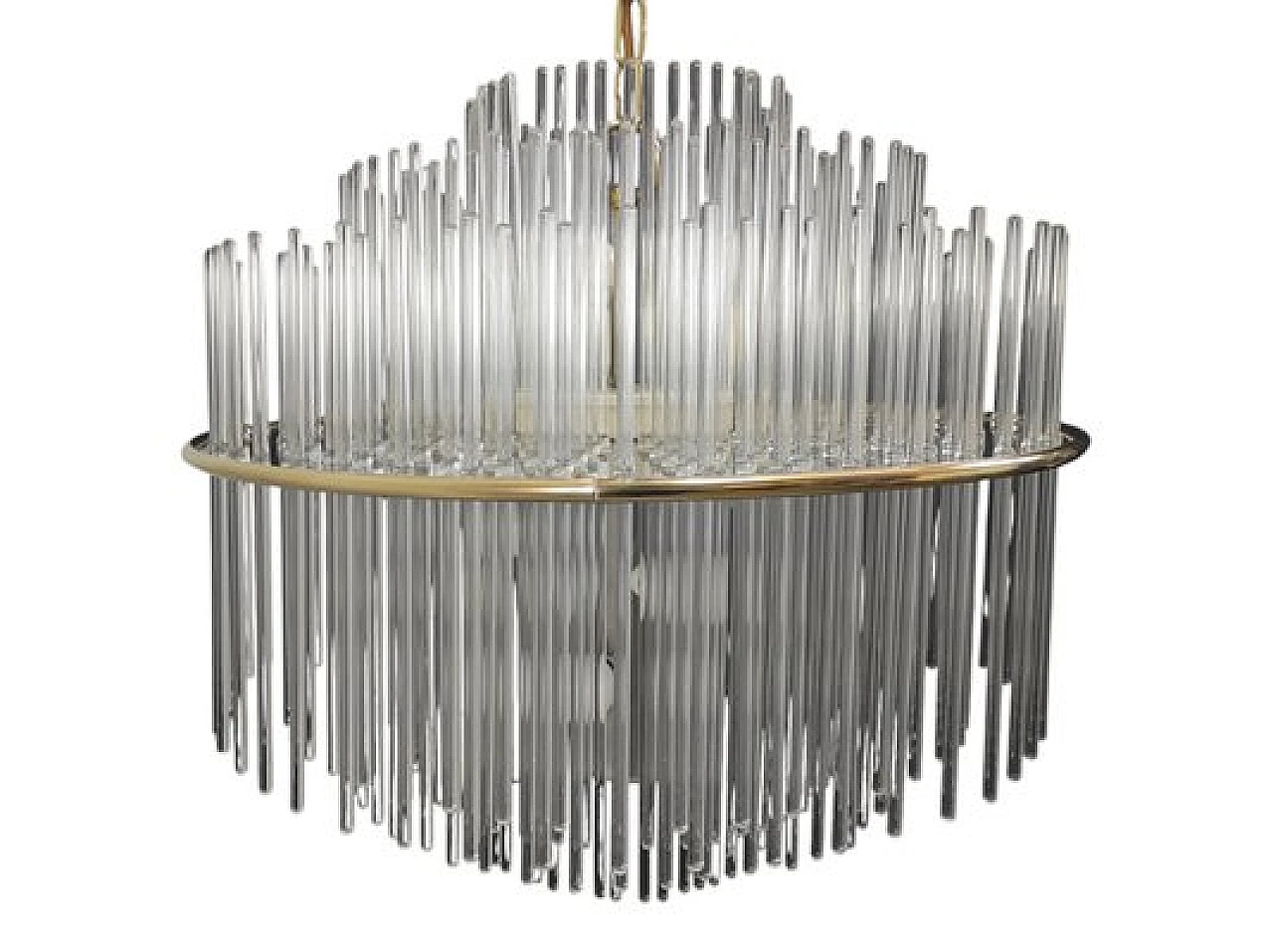 Suspension chandelier by G. Sciolari, 1970s 3