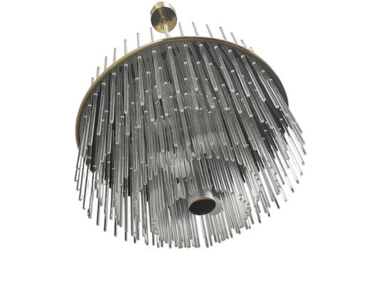 Suspension chandelier by G. Sciolari, 1970s 6