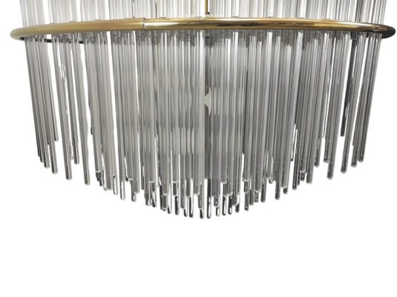 Suspension chandelier by G. Sciolari, 1970s 7