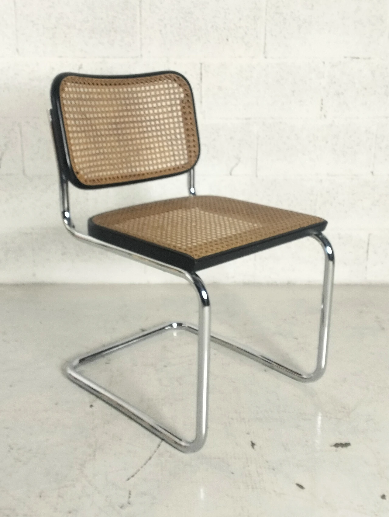 6 Cesca Chairs by Marcel Breuer for Gavina in Vienna straw, 1960s 5