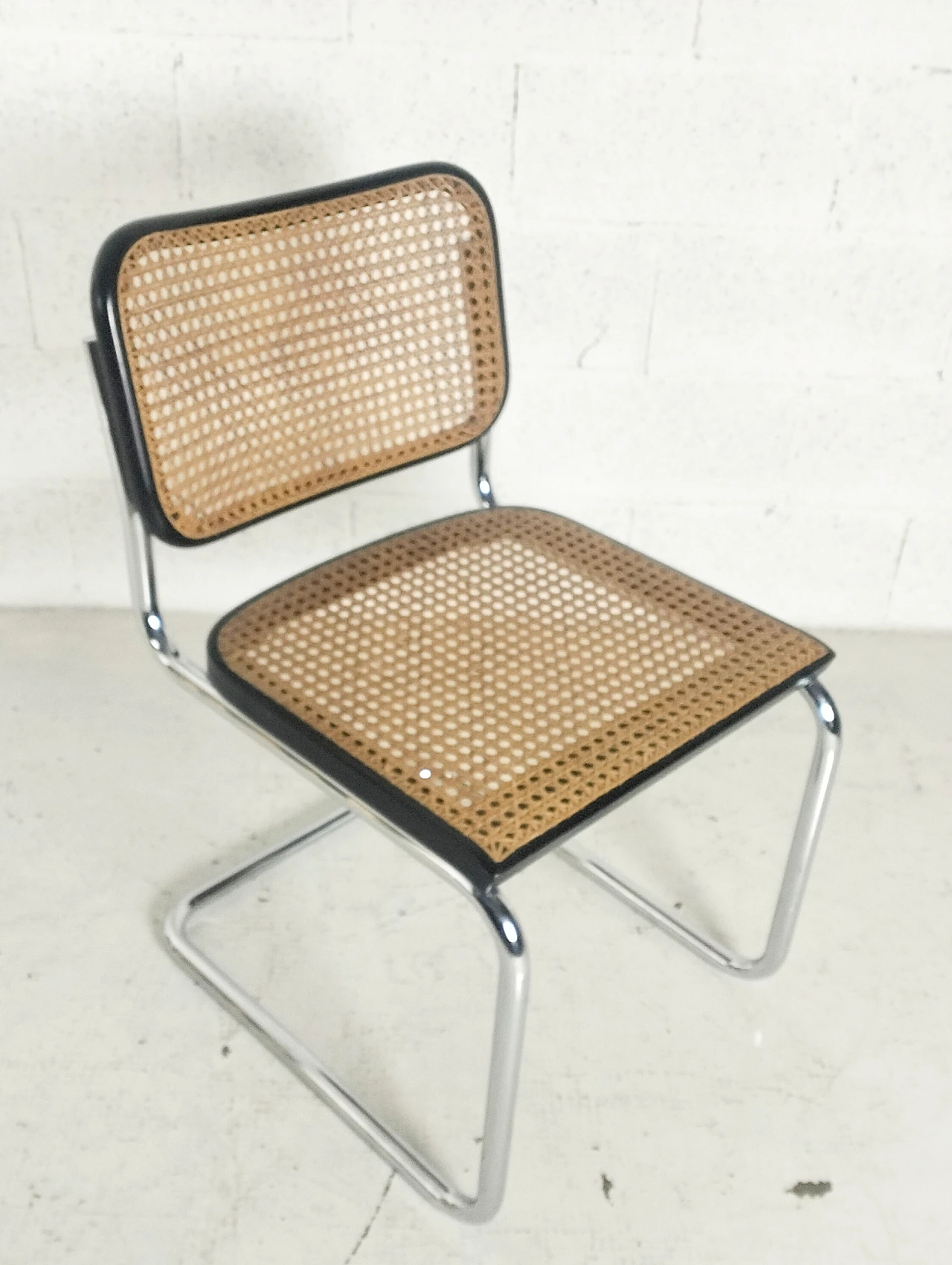 6 Cesca Chairs by Marcel Breuer for Gavina in Vienna straw, 1960s 6