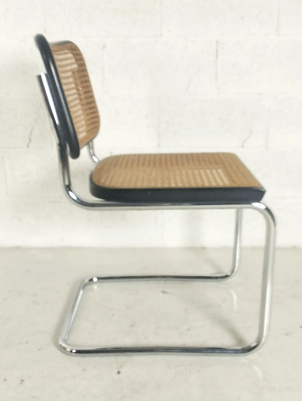 6 Cesca Chairs by Marcel Breuer for Gavina in Vienna straw, 1960s 7