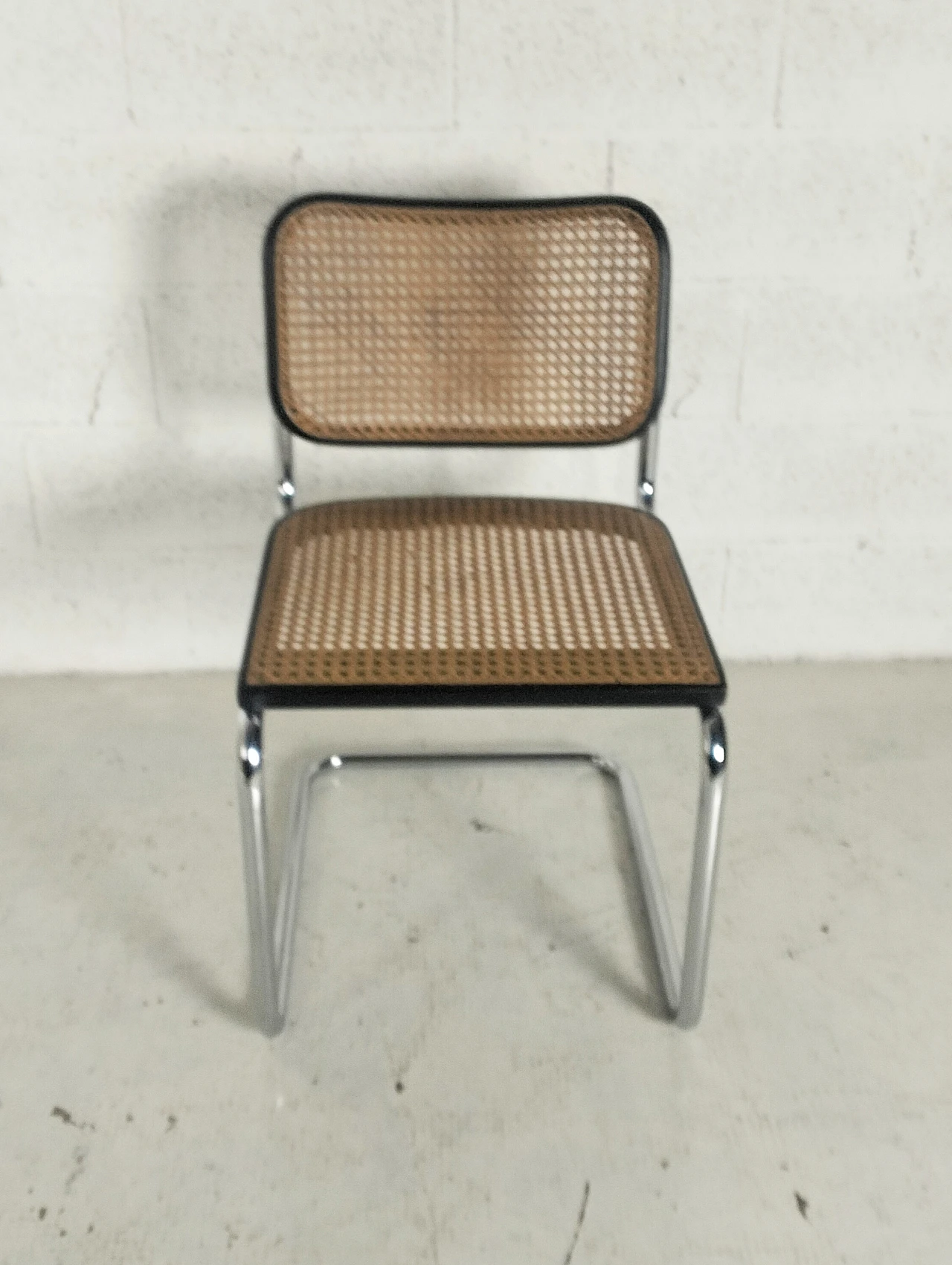 6 Cesca Chairs by Marcel Breuer for Gavina in Vienna straw, 1960s 9