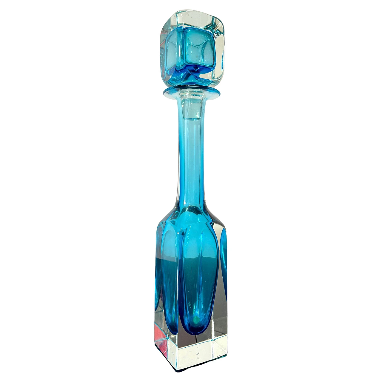 Large glass bottle by Seguso, 1960s 1