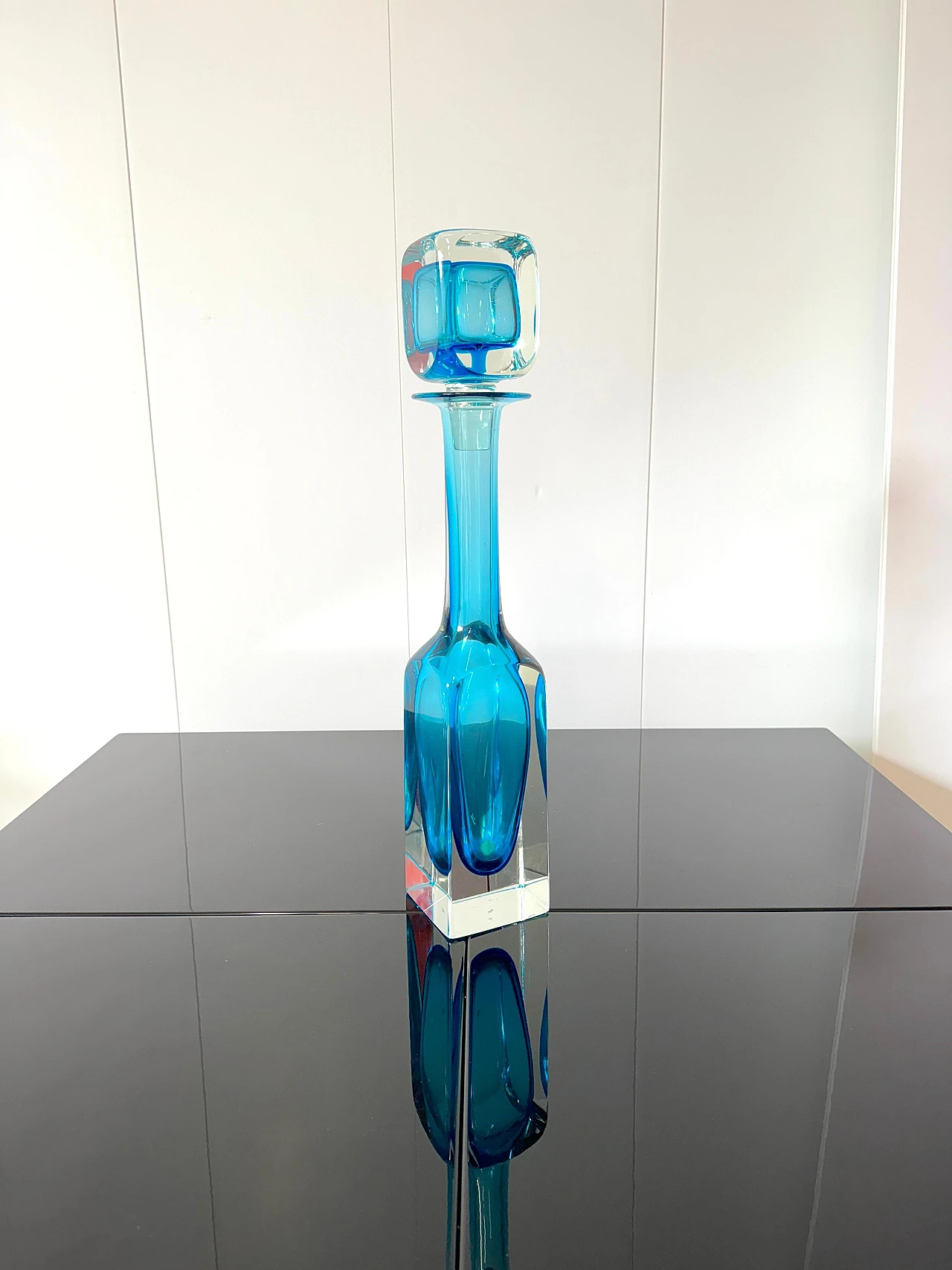 Large glass bottle by Seguso, 1960s 2