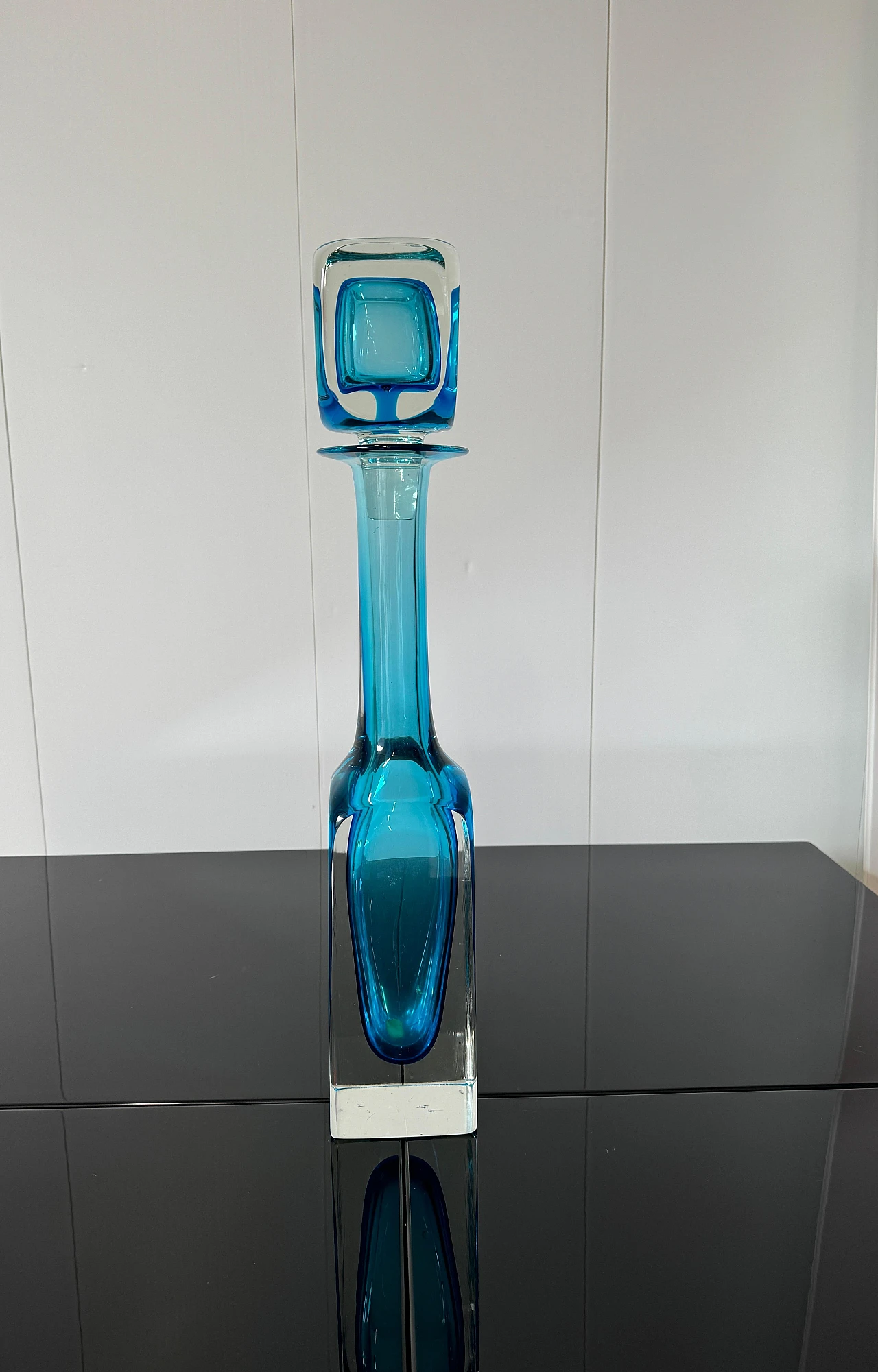 Large glass bottle by Seguso, 1960s 4