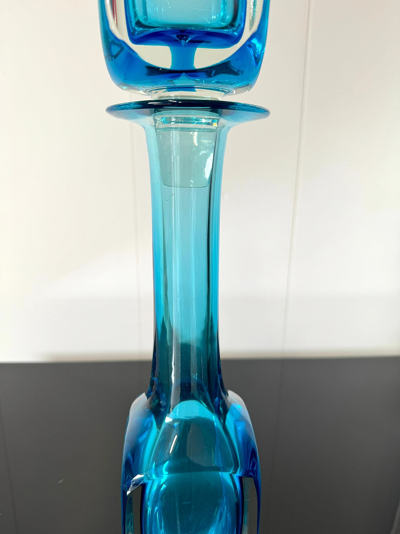 Large glass bottle by Seguso, 1960s 6